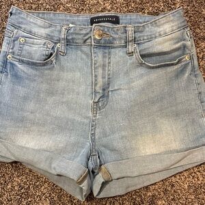 Aeropostale Light Blue Denim Shorts